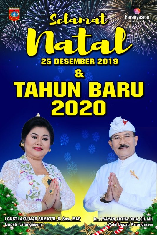 Bupati Mas Sumatri dan Wabub Artha Dipa ucapkan Natal dan Tahun Baru