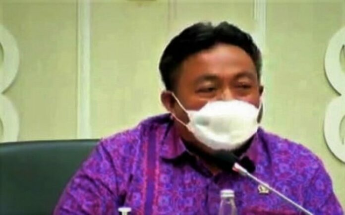 Anggota Badan Legislasi (Baleg) DPR RI, I Nyoman Parta dalam Rapat Pleno Baleg, di Gedung Nusantara I, Kompleks Parlemen, Senayan, Jakarta, Rabu (2/2/2022). (Foto: DPR RI)