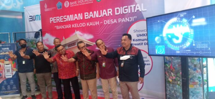 Launching Banjar Digital oleh BI dan BPD Bali di Banjar Dinas Kelod Kauh, Desa Panji 