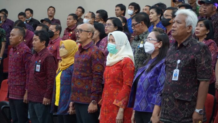 Wabup Wayan Diar membuka kegiatan pengawasan Pemkab Bangli