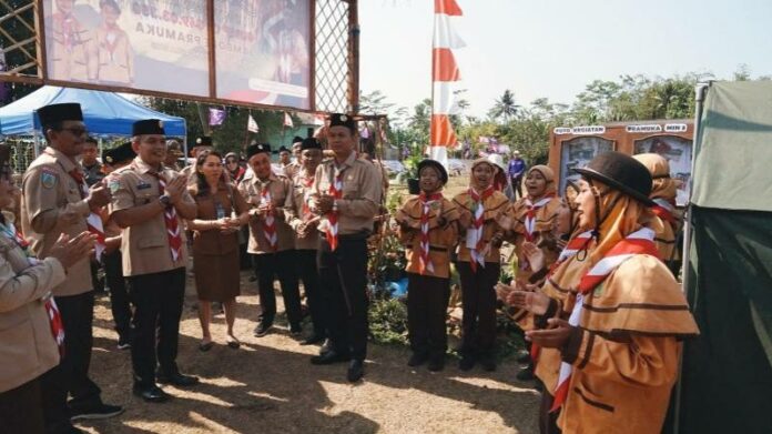 Kelompok Kerja Madrasah Ibtidaiyah (KKMI) Kabupaten Jembrana menggelar Jambore Pramuka Profil Pelajar Pancasila KKMI Kabupaten Jembrana yang digelar di Lapangan STIT Al-Mustaqim, Kecamatan Negara, Kabupaten Jembrana