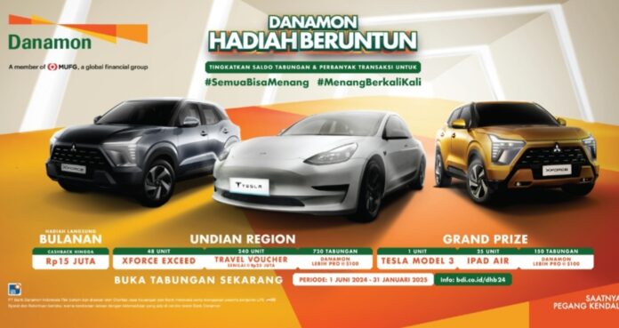 Danamon Hadiah Beruntun Hadir Kembali untuk Ketiga Kalinya. (foto: ist)