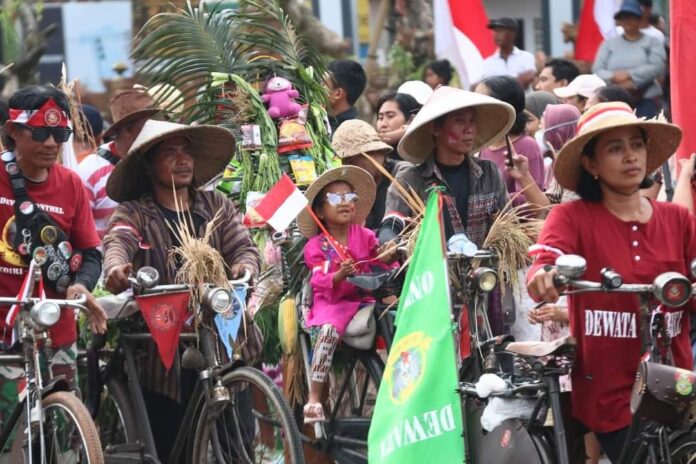 Lomba sepeda ontel meriahkan HUT ke-79 Kemerdekaan RI di Kabupaten Tabanan