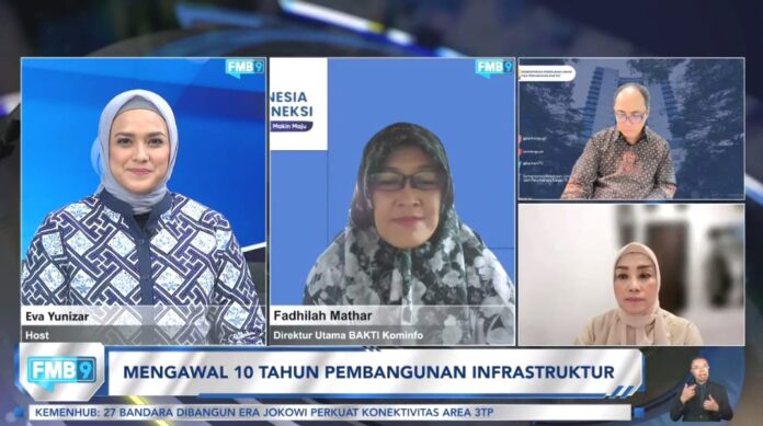 Dialog Forum Merdeka Barat 9 (FMB9) dengan tema ‘Mengawal 10 Tahun Pembangunan Infrastruktur’, Senin (2/9/2024). (Foto: FMB9)