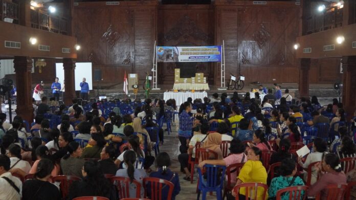 Rapat Anggota Tahunan (RAT) Tahun Buku 2024 Koperasi Pegawai Negeri (KPN) Satya Bakti yang berlangsung di Gedung Auditorium Kabupaten Jembrana