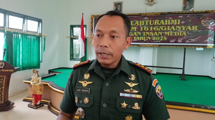 Dandim 1616/Gianyar, Letkol CPN I Gede Winarsa, S.H., M.Han