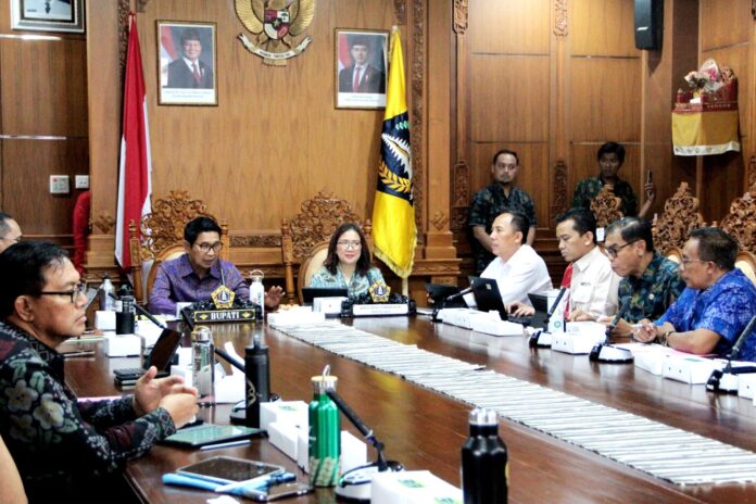 Tim Pengendalian Inflasi Daerah (TPID) Kabupaten Badung menyelenggarakan High Level Meeting (HLM), Selasa (11/3/2025)