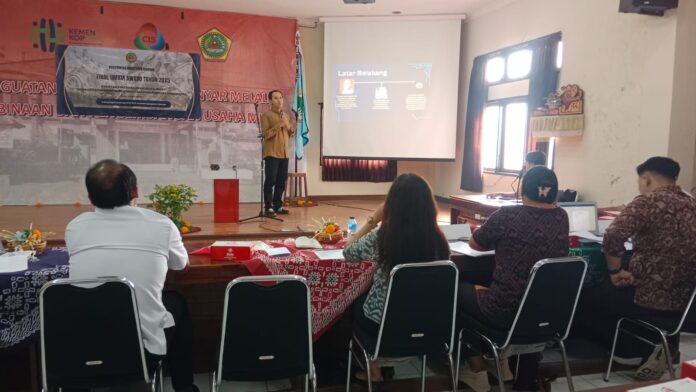 Dinas Koperasi Kabupaten Gianyar melaksanakan penjurian terhadap 10 Usaha Mikro Kecil dan Menengah (UMKM) yang masuk sebagai finalis dalam UMKM Award Tahun 2025, Rabu (9/4/2025)