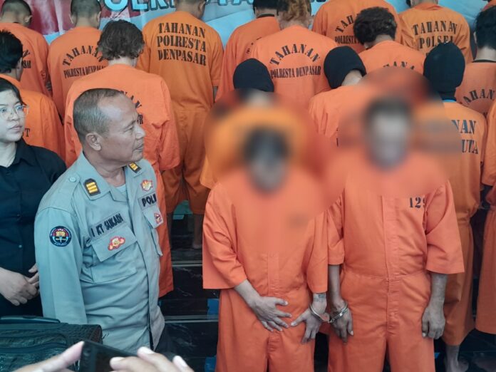 Konferensi pers Polresta Denpasar