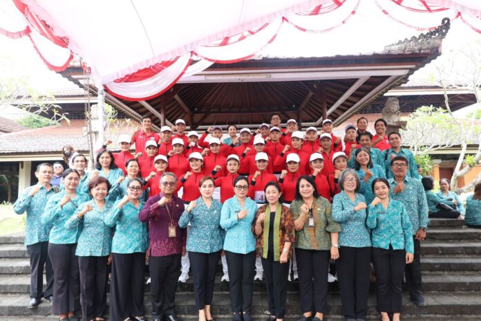 Kontingen Duta Kota Denpasar berlaga di ajang tingkat Provinsi Bali, serangkaian Peringatan Hari Kesatuan Gerak (HKG) PKK ke-53, di Gedung Nari Graha