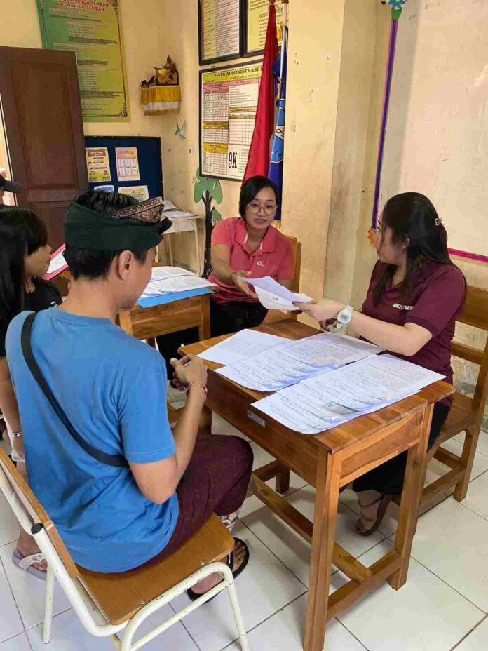 Suasana SPMB SD di Kota Denpasar beberapa waktu lalu