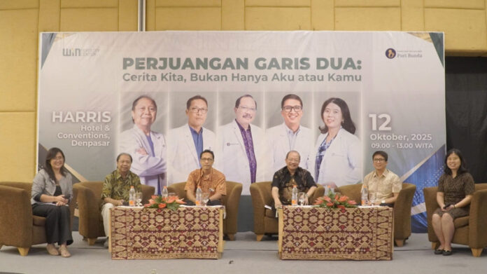 Rumah Sakit Ibu dan Anak (RSIA) Puri Bunda Denpasar, WIN Fertility Center menggelar talkshow edukatif bertajuk “Perjuangan Garis Dua: Cerita Kita, Bukan Hanya Aku atau Kamu”, pada Minggu (12/10/2025) di HARRIS Hotel & Conventions Denpasar