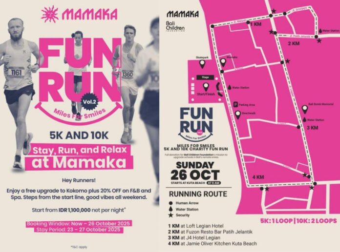 Mamaka by Ovolo x Bali Children Foundation Gelar Mamaka Fun Run Vol. II: Dari Jalanan Kuta Menuju Senyum Anak Bali