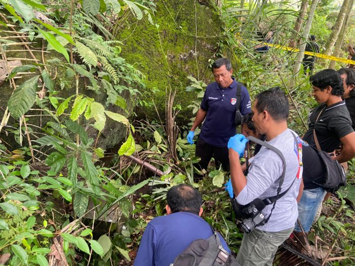 Brankas LPD Yeh Poh ditemukan di areal kebun warga