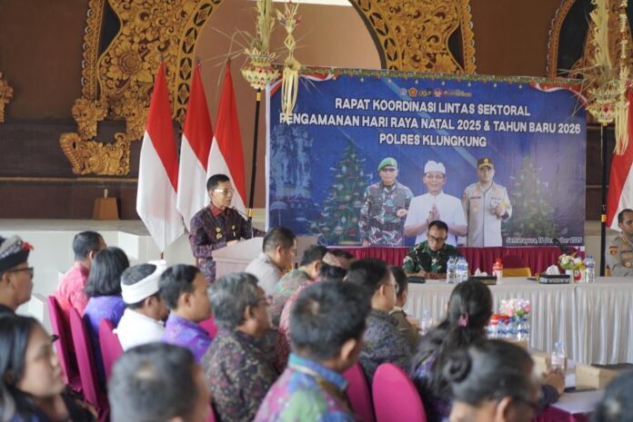 Polres Klungkung gelar rapat koordinasi lintas sektoral Ops Lilin Agung 2025
