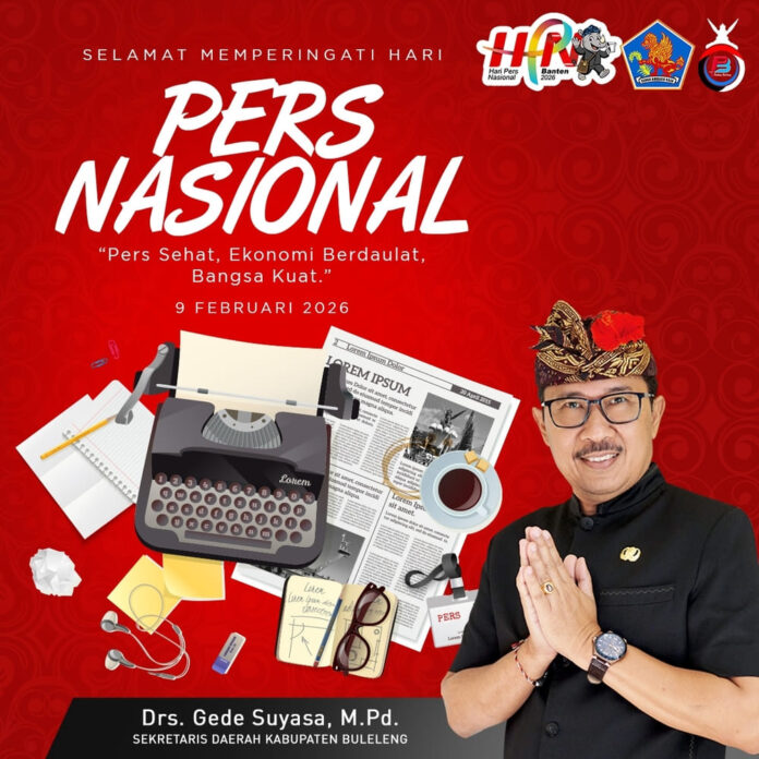 Sekda Suyasa Mengucapkan Selamat Memperingati Hari Pers Nasional