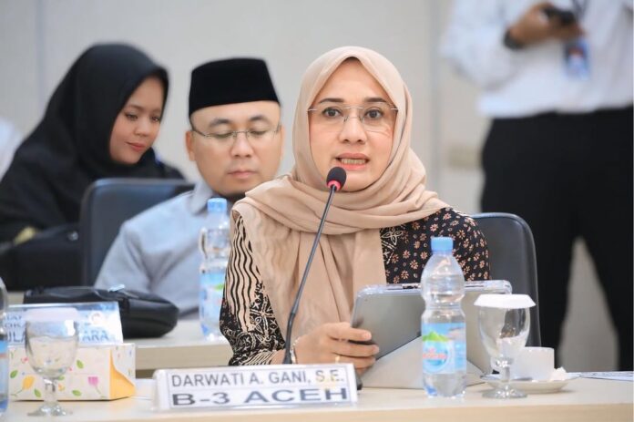 Anggota DPD RI dari daerah pemilihan Aceh, Darwati A Gani. (Foto: DPD RI)