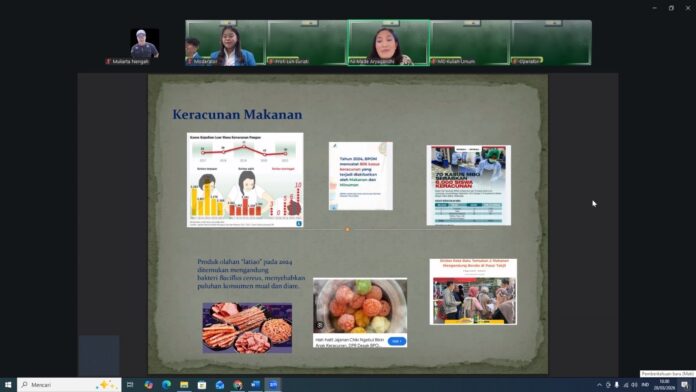 Kuliah umum bertajuk “Food You Can Trust: Strategi Industri Pangan dalam Menjaga Kualitas dan Keamanan Produk untuk Meningkatkan Kepercayaan Konsumen” yang diselenggarakan oleh Fakultas Pertanian, Sains, dan Teknologi Universitas Warmadewa di Denpasar, Sabtu (28/3/2026)