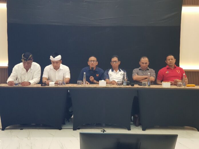 Pelaksanaan silaturahmi seluruh Ketua KONI dan Pengprov se-Bali di Dinas Garden, Kecamatan Gelgel, Kabupaten Klungkung
