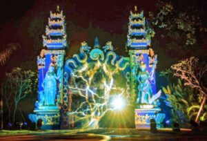 Gerbang Utama Nuanu Park sebagai jalan utama menuju Nuanu Creative City
