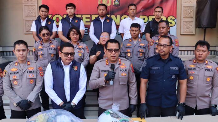 Konferensi pers Polresta Denpasar