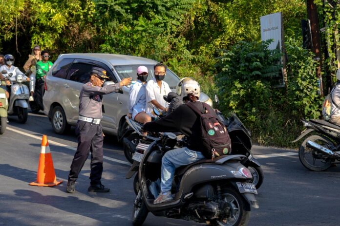 Dinas Perhubungan Kabupaten Badung telah menerapkan rekayasa lalu lintas di sejumlah ruas jalan
