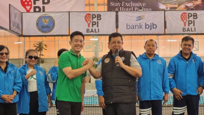 Brigjenpol Budi saat membuka Turnamen Padel Piala Bersinar Kepala BNN RI Tahun 2026 Bali Series, di Sanur, pada Jumat (5/6/2026)