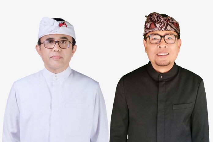 Wali Kota Denpasar, I Gusti Ngurah Jaya Negara dan Wakil Wali Kota Denpasar, I Kadek Agus Arya Wibawa