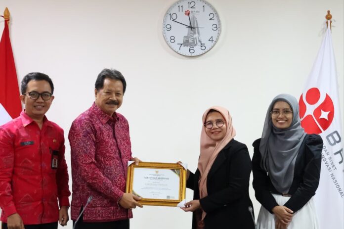 Wakil Bupati Tabanan I Made Dirga melakukan koordinasi dan konsultasi dengan Badan Riset dan Inovasi Nasional (BRIN) terkait pengembangan inovasi pengelolaan sampah di Gedung BJ Habibie BRIN, Jakarta