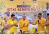 HUT Partai Golkar ke-62, DPD II Golkar Buleleng Pilih Cara Sederhana Perayaan HUT Golkar ke-62 oleh DPD II Golkar Buleleng dengan acara potong tumpeng