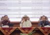 Evaluasi APBD 2026, Bupati Badung Minta OPD Fokus Selesaikan Isu Strategis Bupati Badung, I Wayan Adi Arnawa didampingi Sekda IB Surya Suamba dan Asisten II I Made Agus Aryawan saat memimpin rapat Evaluasi Progres dan Hasil Pengendalian Program/Kegiatan APBD Kabupaten Badung Tahun Anggaran 2026 di Ruang Rapat Kertha Gosana, Puspem Badung, Selasa (20/10/2026)